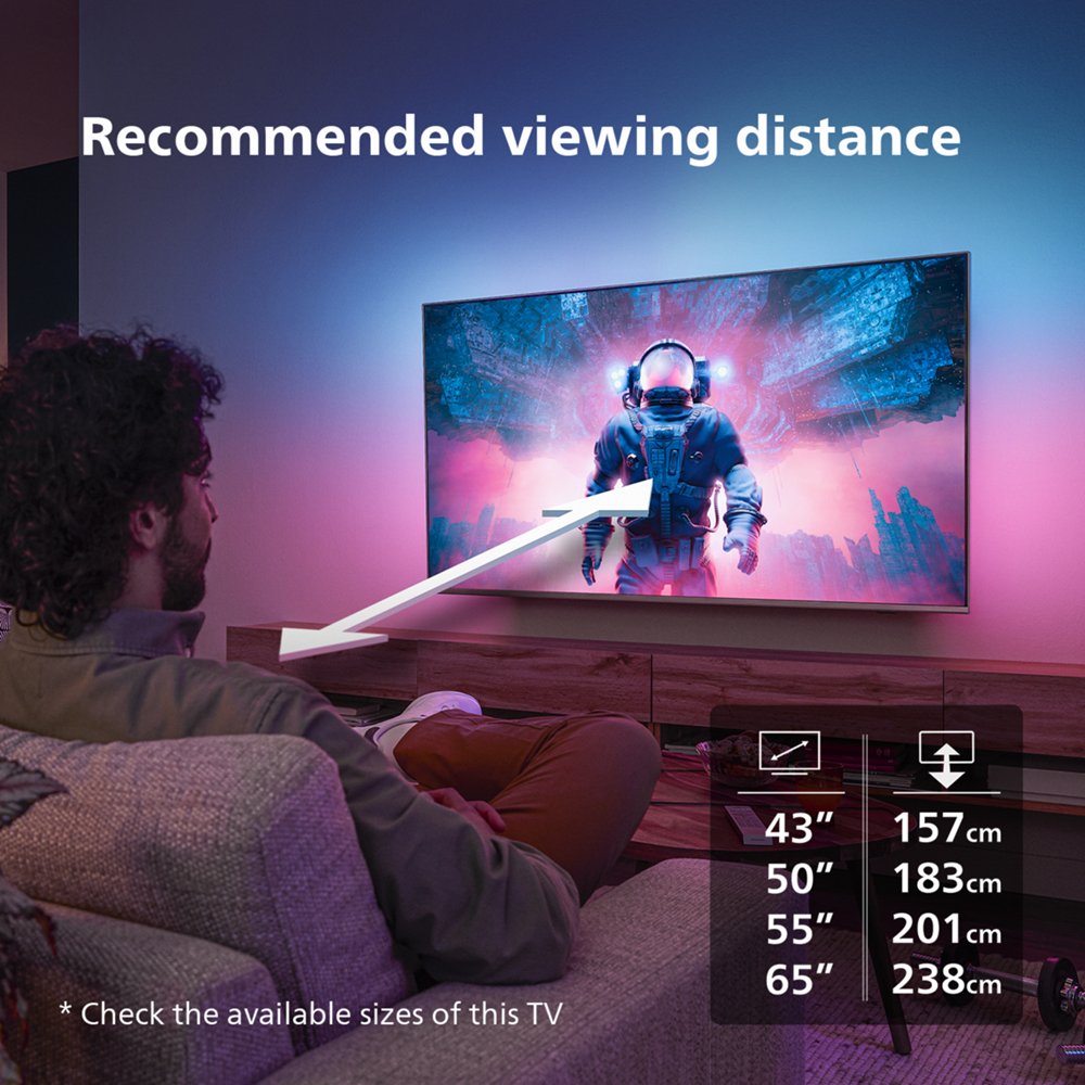 Philips The One 55PUS8949 | 55" 4K Ultra HD LED Ambilight Smart TV | Titan OS | Dolby Vision | AI Sound | 144Hz 11 Philips The One 55PUS8949 | 55" 4K Ultra HD LED Ambilight Smart TV | Titan OS | Dolby Vision | AI Sound | 144Hz - Afbeelding 11