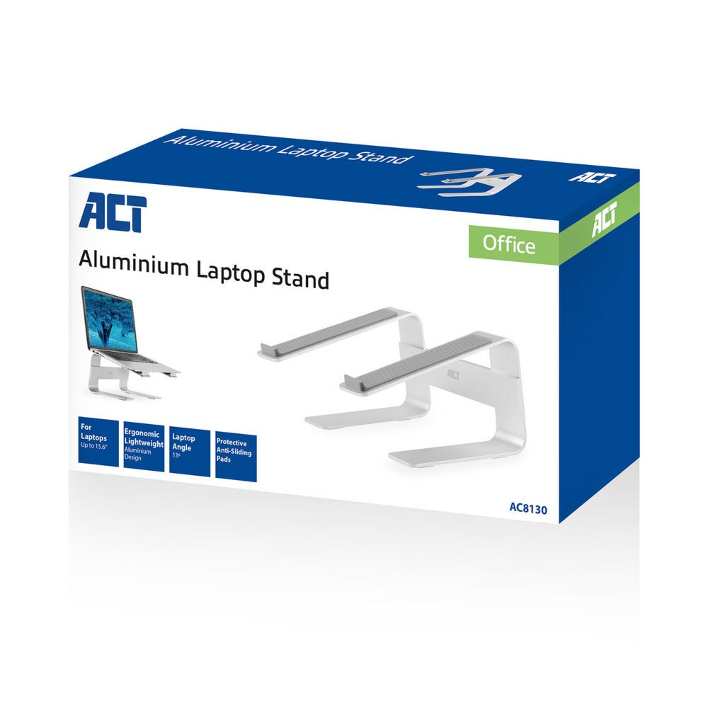 ACT AC8130 | Notebookstandaard 15.6" | Grijs 4 ACT AC8130 | Notebookstandaard 15.6" | Grijs - Afbeelding 4