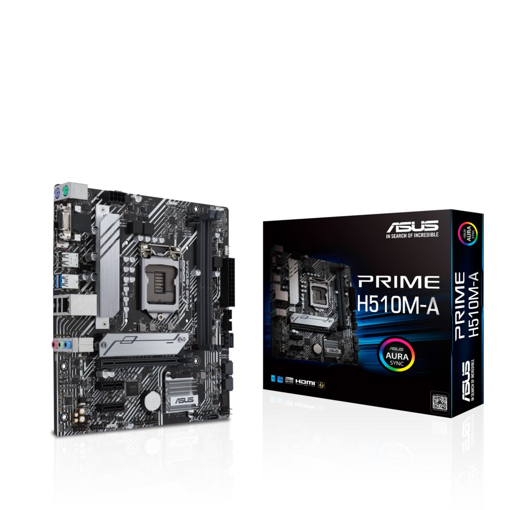 ASUS PRIME H510M-A ARGB | Socket LGA 1200 | Intel H510 | 2xDDR4 | Micro-ATX | Moederbord 7 ASUS PRIME H510M-A ARGB | Socket LGA 1200 | Intel H510 | 2xDDR4 | Micro-ATX | Moederbord - Afbeelding 7