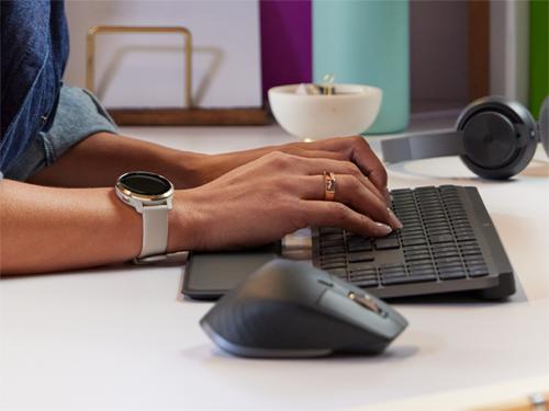 Logitech MX Master 3s for Business | Draadloze Muis | RF-Draadloos + Bluetooth | 8000 DPI | Grafiet 3 Logitech MX Master 3s for Business | Draadloze Muis | RF-Draadloos + Bluetooth | 8000 DPI | Grafiet - Afbeelding 3