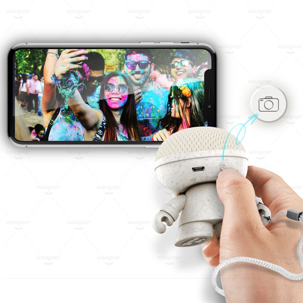 Xoopar | Mini Xboy Portable Bluetooth Speaker | LED Wit 3 Xoopar | Mini Xboy Portable Bluetooth Speaker | LED Wit - Afbeelding 3