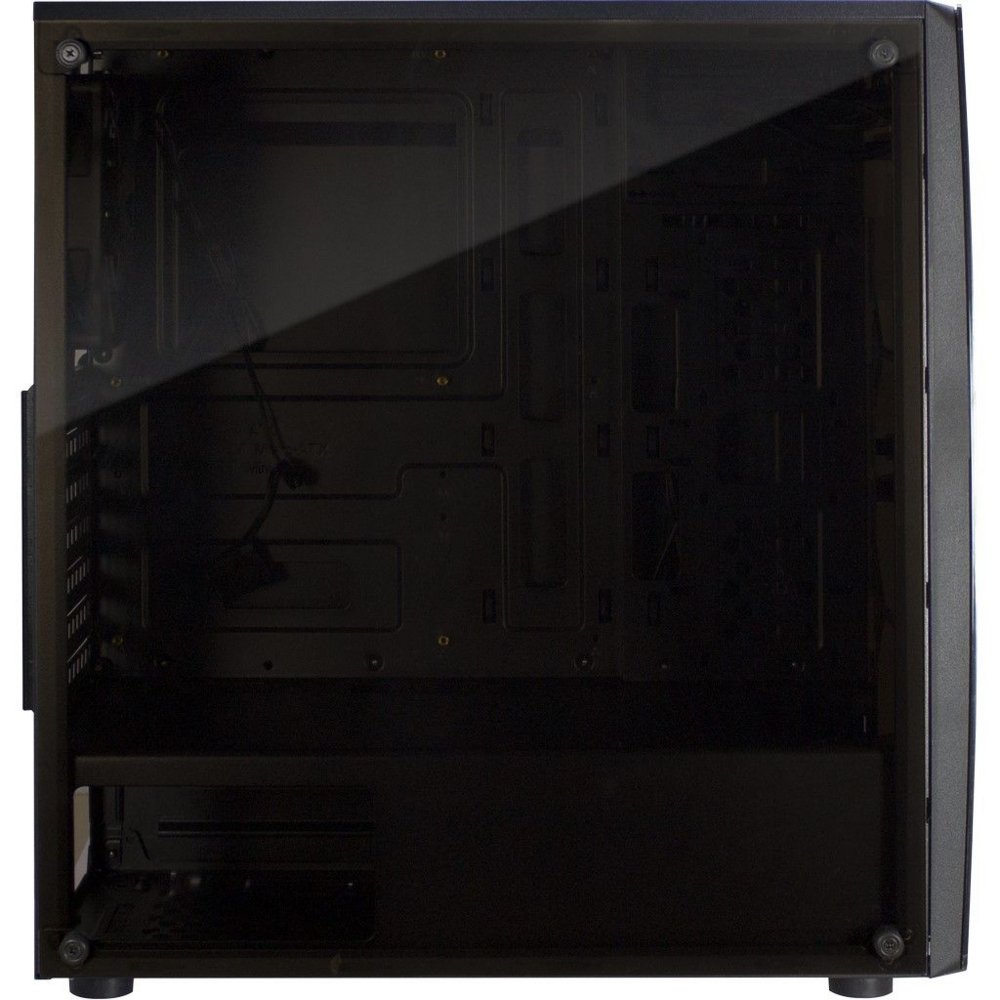 Inter-Tech Thunder Blue Light | Midi Tower Case | Zwart 6 Inter-Tech Thunder Blue Light | Midi Tower Case | Zwart - Afbeelding 6