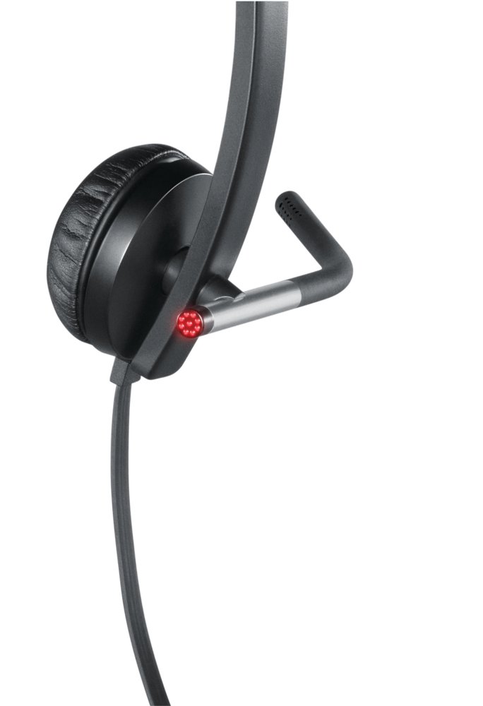 Logitech H650E | Bedrade On-ear Headset USB-A | Zwart 3 Logitech H650E | Bedrade On-ear Headset USB-A | Zwart - Afbeelding 3
