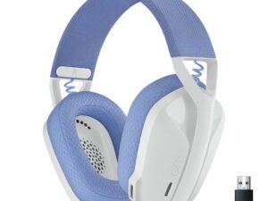 Logitech G G435 | Draadlooze Over-ear Gaming Headset | Bluetooth & USB-A Receiver | Wit/Lilac
