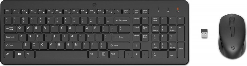 HP 330 | Draadloze Muis en Toetsenbordcombo | QWERTY 1 HP 330 | Draadloze Muis en Toetsenbordcombo | QWERTY