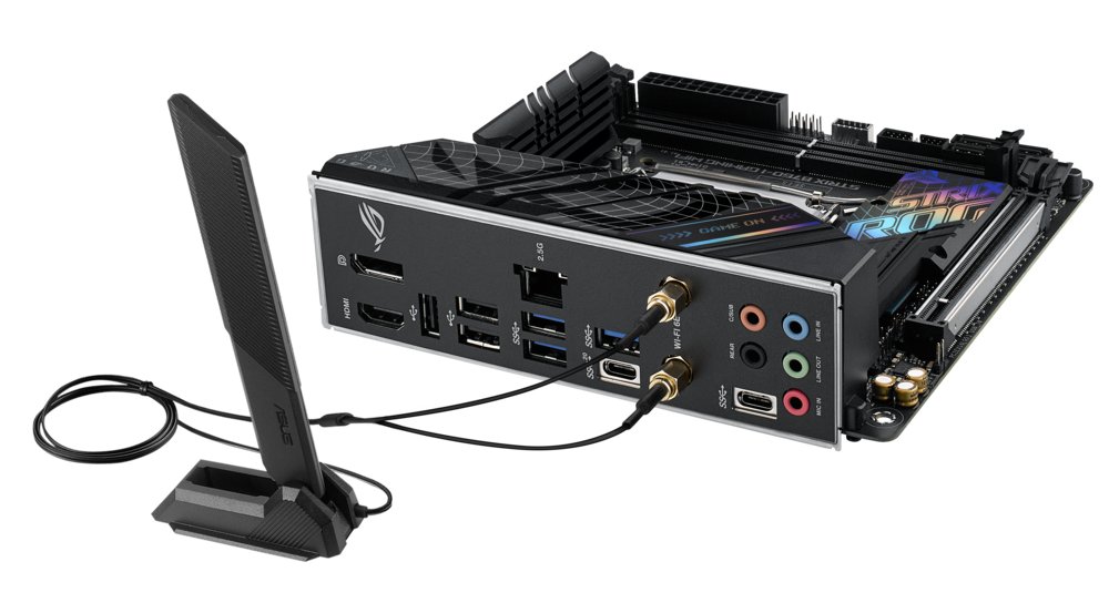 ASUS ROG STRIX B760-I GAMING WIFI | Socket LGA 1700 | Intel B760 | 2xDDR5 | Mini-ITX | Moederbord 12 ASUS ROG STRIX B760-I GAMING WIFI | Socket LGA 1700 | Intel B760 | 2xDDR5 | Mini-ITX | Moederbord - Afbeelding 12