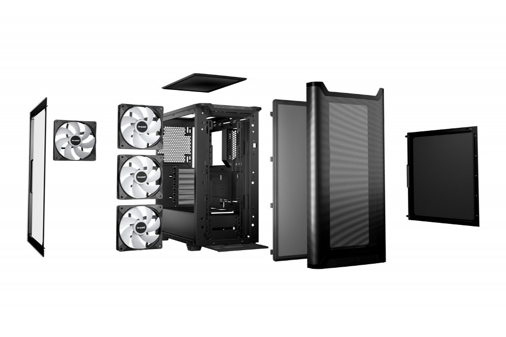 be quiet! PURE BASE 501 LX RGB | Midi Tower Case | Zwart 4 be quiet! PURE BASE 501 LX RGB | Midi Tower Case | Zwart - Afbeelding 4