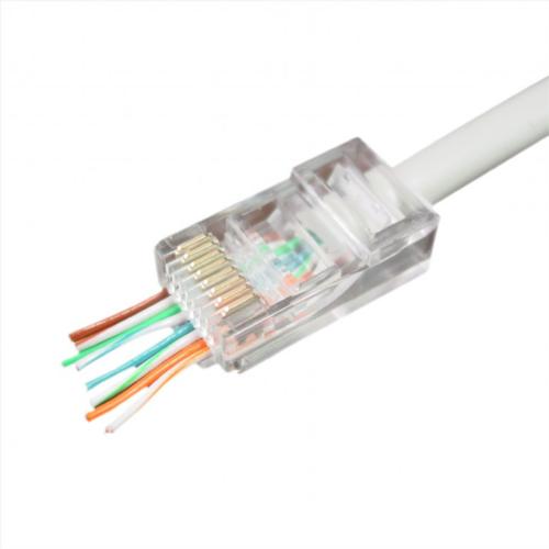 Gembird modulaire UTP plug | Pass-through | Universeel | LC-PTU-01/10 2 Gembird modulaire UTP plug | Pass-through | Universeel | LC-PTU-01/10 - Afbeelding 2