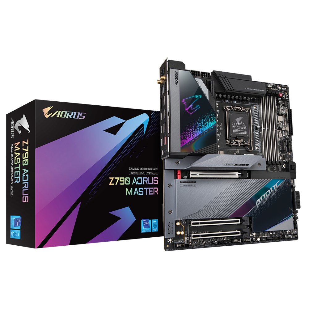 Gigabyte Z790 AORUS MASTER | Socket LGA 1700 | Intel Z790 | 4xDDR5 | Extended ATX | Moederbord 6 Gigabyte Z790 AORUS MASTER | Socket LGA 1700 | Intel Z790 | 4xDDR5 | Extended ATX | Moederbord - Afbeelding 6
