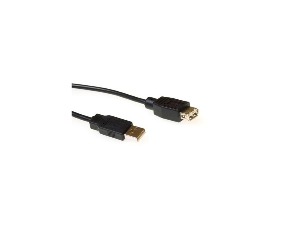 ACT | USB 2.0 Verlengkabel | USB-A Male naar USB-A Female | Zwart 1 ACT | USB 2.0 Verlengkabel | USB-A Male naar USB-A Female | Zwart