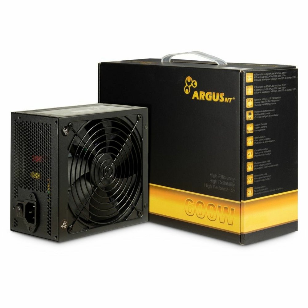 Inter-Tech Argus GPS-600 | 600 Watt Gold ATX PSU | Power Supply | Voeding 1 Inter-Tech Argus GPS-600 | 600 Watt Gold ATX PSU | Power Supply | Voeding
