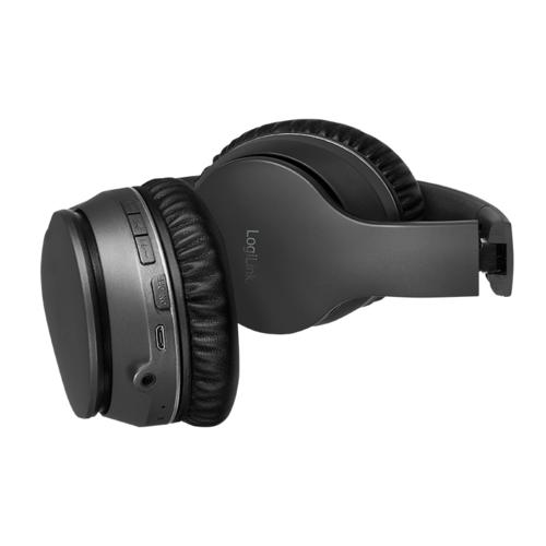 LogiLink BT0053 hoofdtelefoon/headset Draadloos Hoofdband Muziek Bluetooth Zwart 5 LogiLink BT0053 hoofdtelefoon/headset Draadloos Hoofdband Muziek Bluetooth Zwart - Afbeelding 5