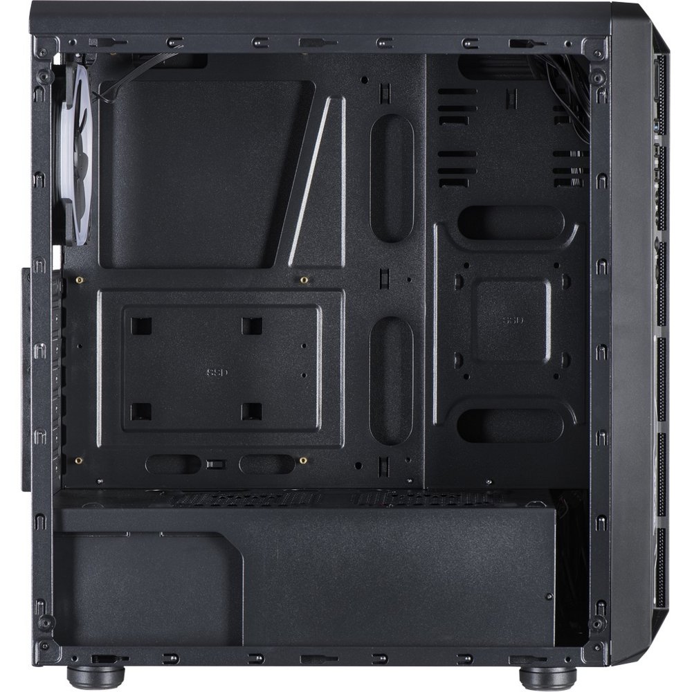 Inter-Tech C-3 Saphir RGB | Midi Tower | Zwart 4 Inter-Tech C-3 Saphir RGB | Midi Tower | Zwart - Afbeelding 4