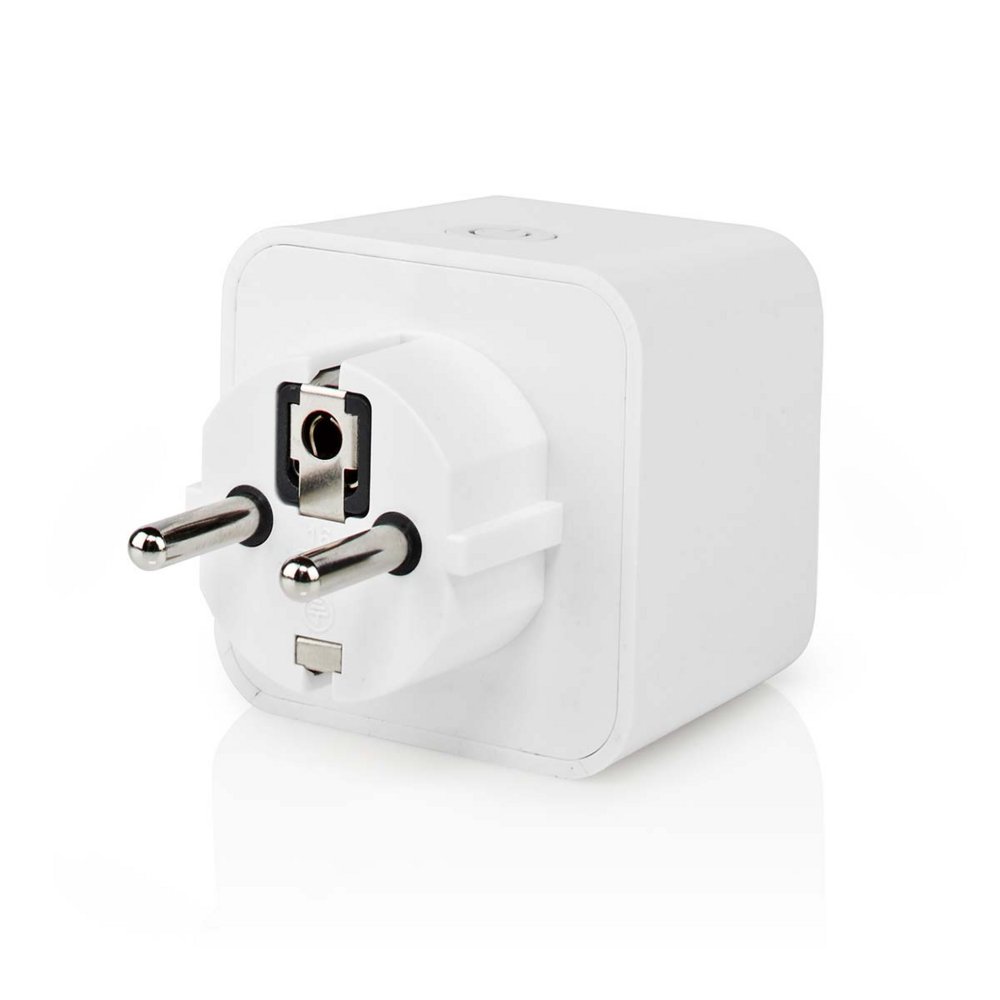 Nedis WIFIP121FWT | Wi-Fi Smart Plug | 3680 W | Energiemeter | Spraakbediening | Wit 2 Nedis WIFIP121FWT | Wi-Fi Smart Plug | 3680 W | Energiemeter | Spraakbediening | Wit - Afbeelding 2
