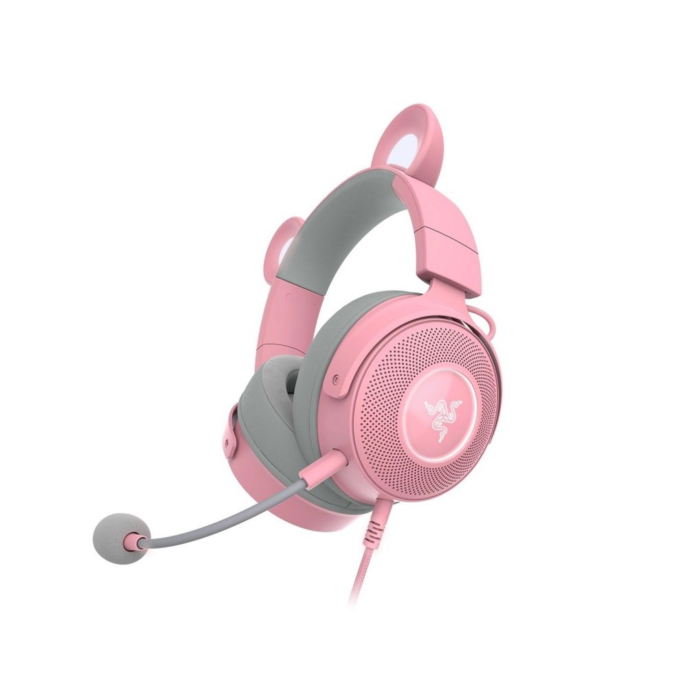 Razer Kraken Kitty V2 Pro | Bedrade On-Ear USB Gaming Headset | Roze 1 Razer Kraken Kitty V2 Pro | Bedrade On-Ear USB Gaming Headset | Roze