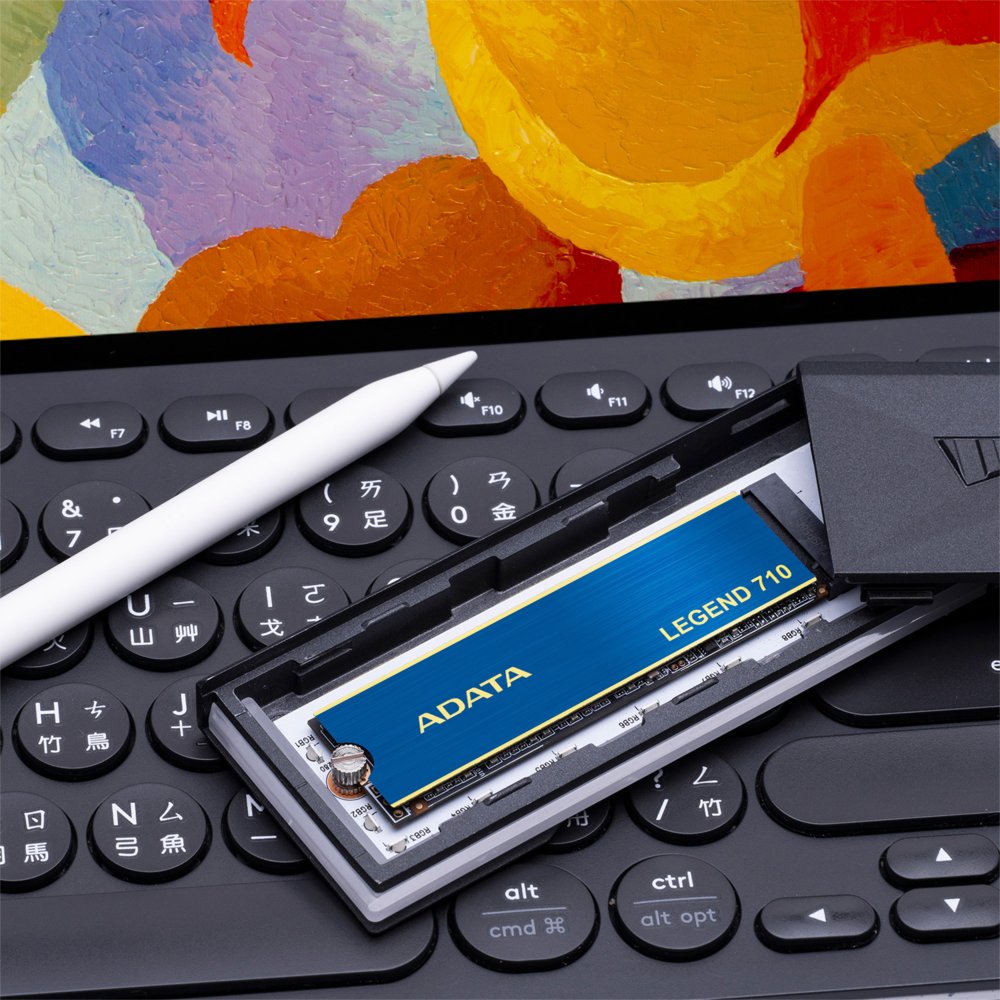 ADATA Legend 710 | 512GB NVMe SSD | M.2 Gen3 | 2400 MB/s Lezen | 1600 MB/s Schrijven 12 ADATA Legend 710 | 512GB NVMe SSD | M.2 Gen3 | 2400 MB/s Lezen | 1600 MB/s Schrijven - Afbeelding 12