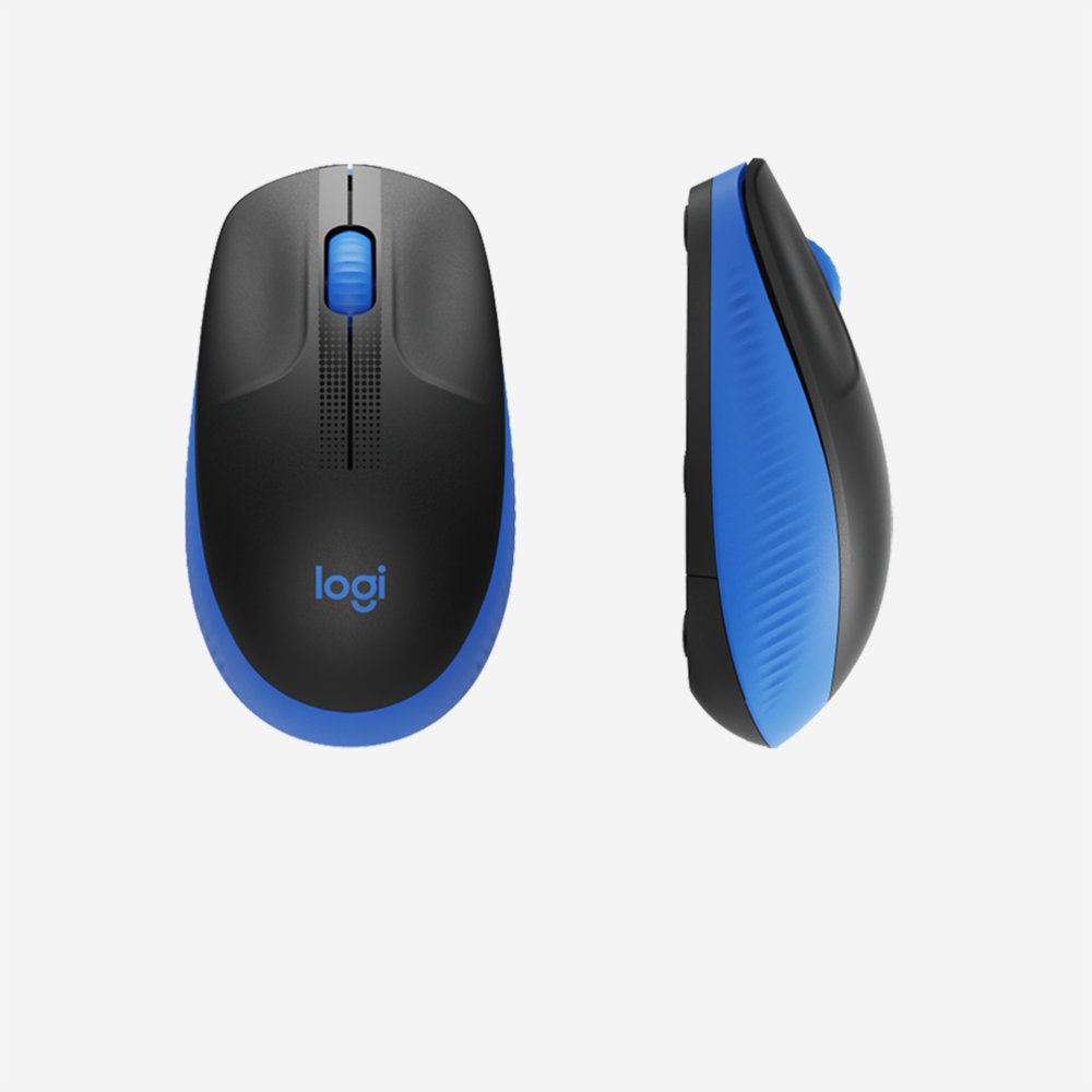 Logitech M190 | Draadloze Muis | Links- en Rechtshandig | RF | 1000 DPI | Zwart/Blauw 5 Logitech M190 | Draadloze Muis | Links- en Rechtshandig | RF | 1000 DPI | Zwart/Blauw - Afbeelding 5