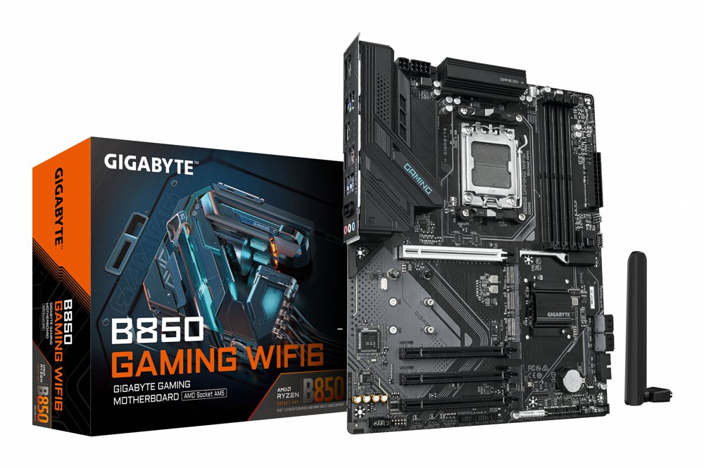 Gigabyte B850 GAMING WIFI6 | Socket AM5 | AMD B850 | 4xDDR5 | ATX | Moederbord 1 Gigabyte B850 GAMING WIFI6 | Socket AM5 | AMD B850 | 4xDDR5 | ATX | Moederbord