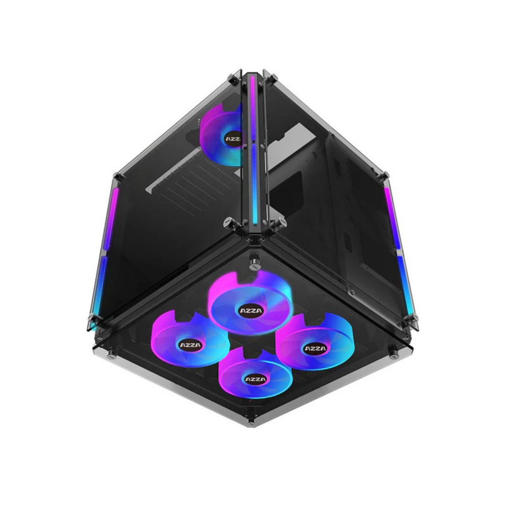 Azza Cube Case 802 | Zwart 4 Azza Cube Case 802 | Zwart - Afbeelding 4