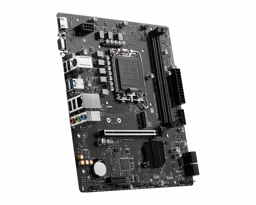 MSI PRO H610M-E | Socket LGA 1700 | Intel H610 | 2xDDR4 | Micro-ATX | Moederbord | RENEWED 4 MSI PRO H610M-E | Socket LGA 1700 | Intel H610 | 2xDDR4 | Micro-ATX | Moederbord | RENEWED - Afbeelding 4