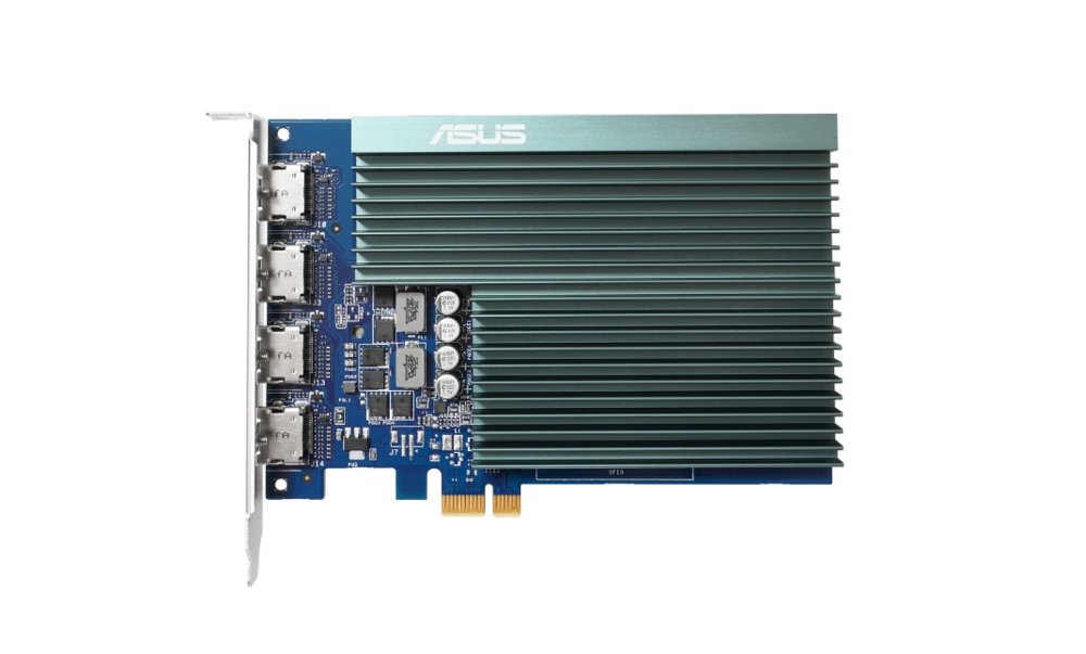 ASUS GT730-4H-SL-2GD5 | NVIDIA GeForce GT 730 | 2GB GDDR5 | Passief gekoeld | 4× HDMI-uitgang 1 ASUS GT730-4H-SL-2GD5 | NVIDIA GeForce GT 730 | 2GB GDDR5 | Passief gekoeld | 4× HDMI-uitgang