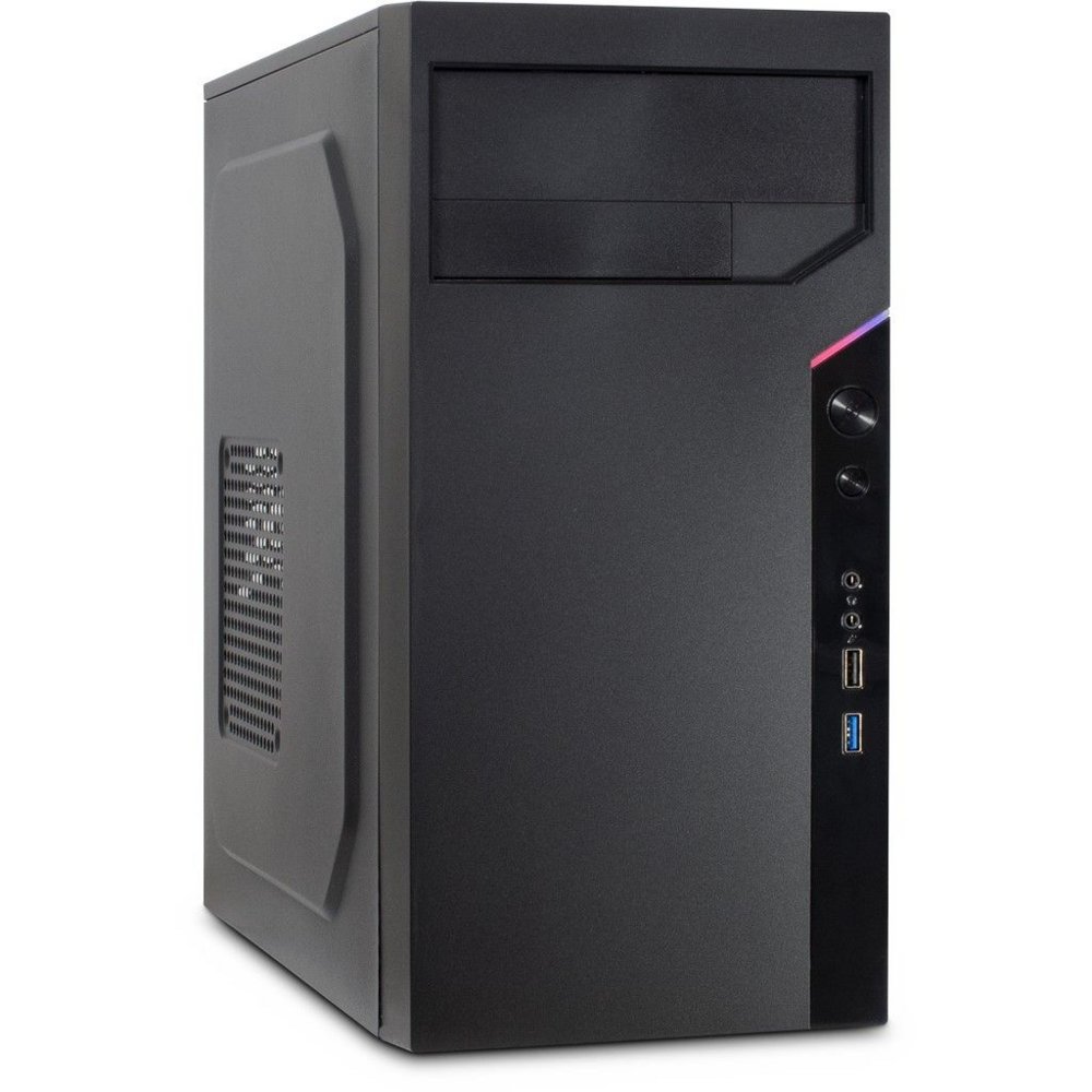 Inter-Tech IT-6505 Reto | Micro Tower Case | Zwart 2 Inter-Tech IT-6505 Reto | Micro Tower Case | Zwart - Afbeelding 2