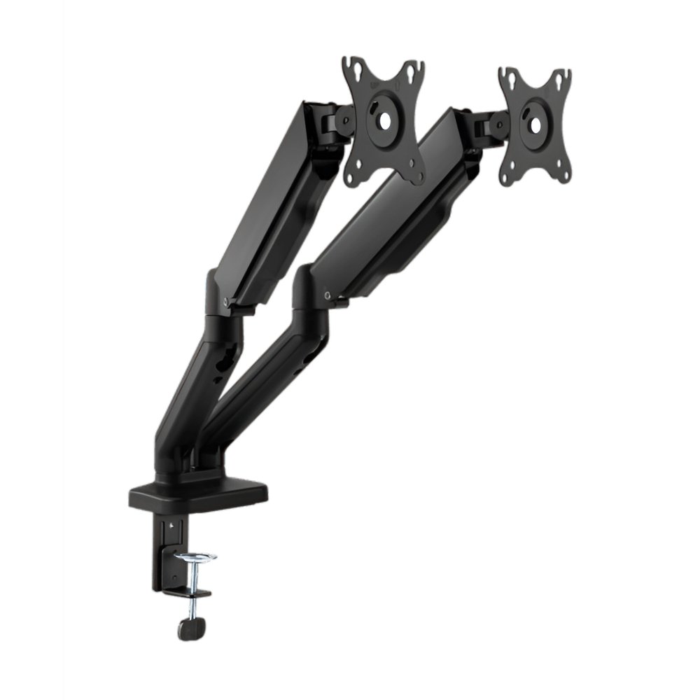 SBOX Flex LCD-S024-2 | Verstelbare Monitor-bureaubeugel | Tot 32" | Max 9kg | VESA 100x100 | 2 Monitoren 2 SBOX Flex LCD-S024-2 | Verstelbare Monitor-bureaubeugel | Tot 32" | Max 9kg | VESA 100x100 | 2 Monitoren - Afbeelding 2