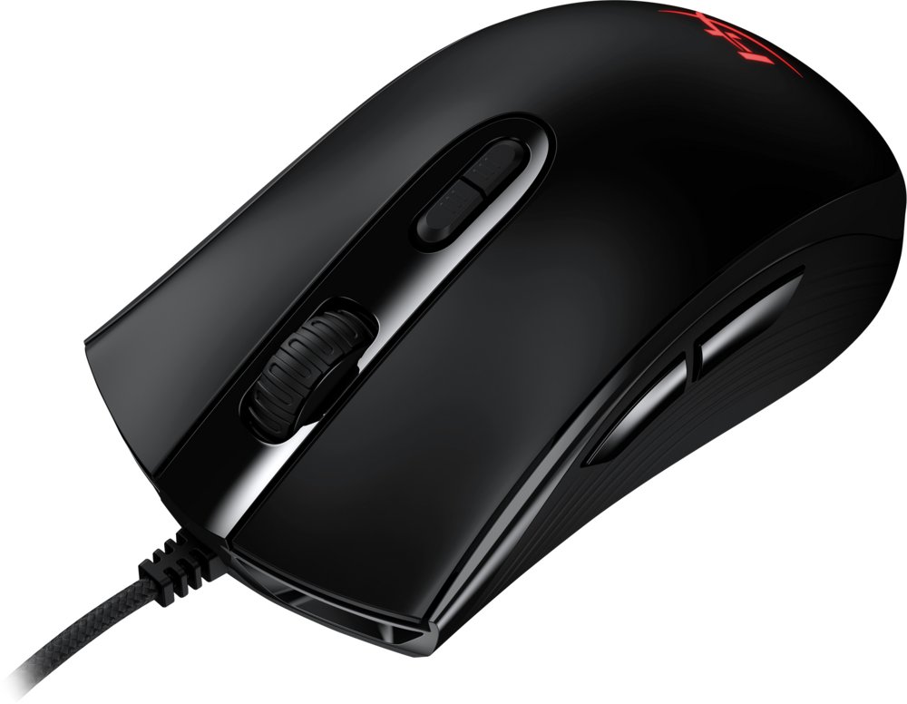 HyperX Pulsefire Core | Bekabelde Gaming Muis | Rechtshandig | USB-A | 6200 DPI | Zwart 3 HyperX Pulsefire Core | Bekabelde Gaming Muis | Rechtshandig | USB-A | 6200 DPI | Zwart - Afbeelding 3