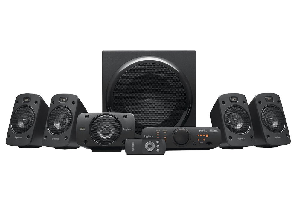 Logitech Z906 | 5.1 Surround Sound Speakerset | THX Gecertificeerd | 500W RMS | Digitale Decodering (Dolby Digital & DTS) 6 Logitech Z906 | 5.1 Surround Sound Speakerset | THX Gecertificeerd | 500W RMS | Digitale Decodering (Dolby Digital & DTS) - Afbeelding 6