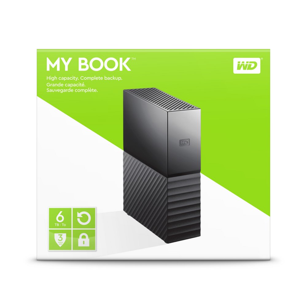 WD My Book Externe Harde Schijf | 6TB | USB 3.2 | Zwart 11 WD My Book Externe Harde Schijf | 6TB | USB 3.2 | Zwart - Afbeelding 11