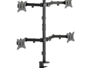 SBOX LCD-352/4-2 | Verstelbare Monitor-bureaubeugel | Tot 32" | Max 9kg | VESA 100x100 | 4 Monitoren