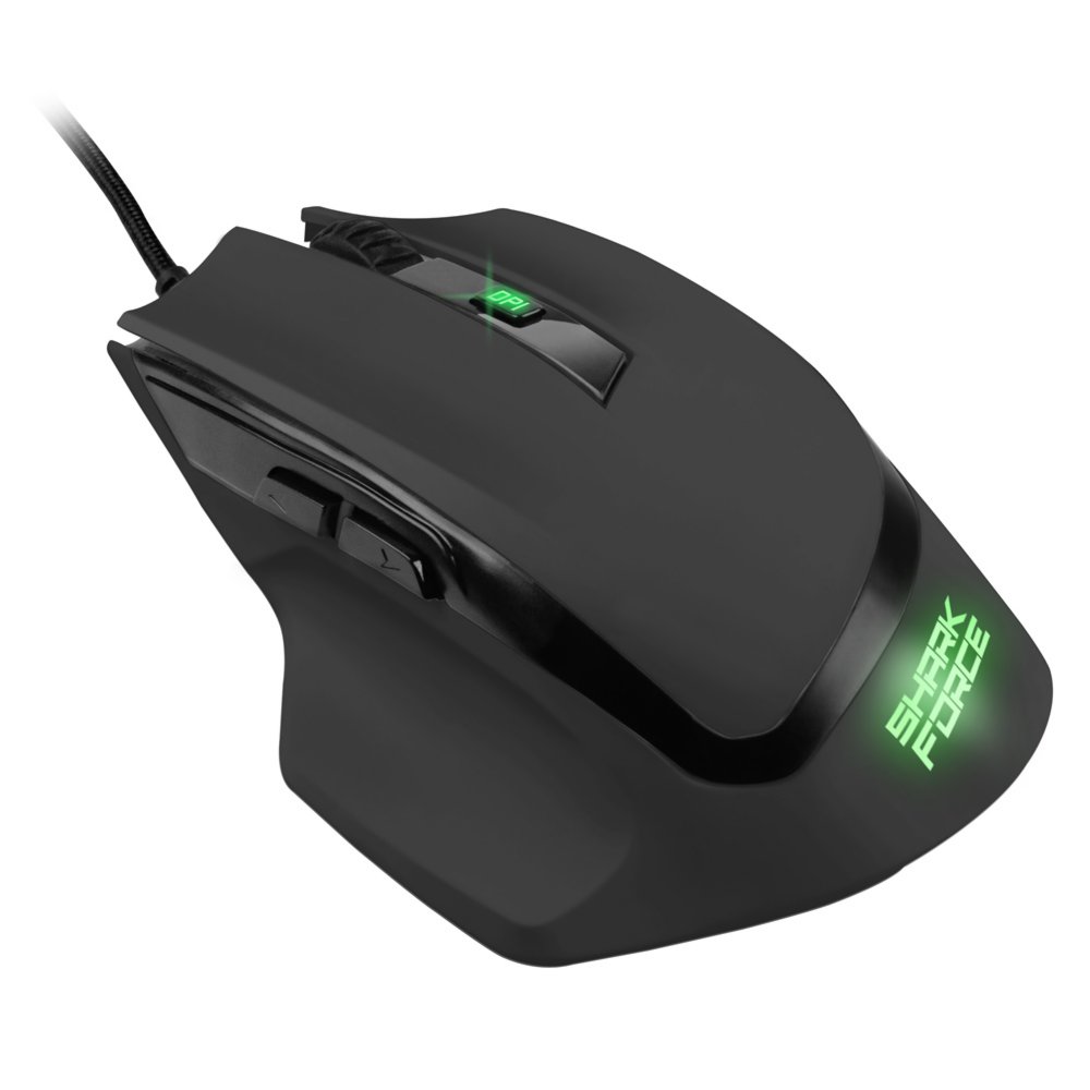 Sharkoon SHARK Force II | Bekabelde Gaming Muis | Rechtshandig | USB-A | 4200 DPI | Zwart 2 Sharkoon SHARK Force II | Bekabelde Gaming Muis | Rechtshandig | USB-A | 4200 DPI | Zwart - Afbeelding 2