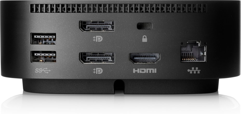 HP 5TW13AA | USB-C/A Docking Station G2 | Dual 4K Display | 100W Power Delivery | Zwart 4 HP 5TW13AA | USB-C/A Docking Station G2 | Dual 4K Display | 100W Power Delivery | Zwart - Afbeelding 4