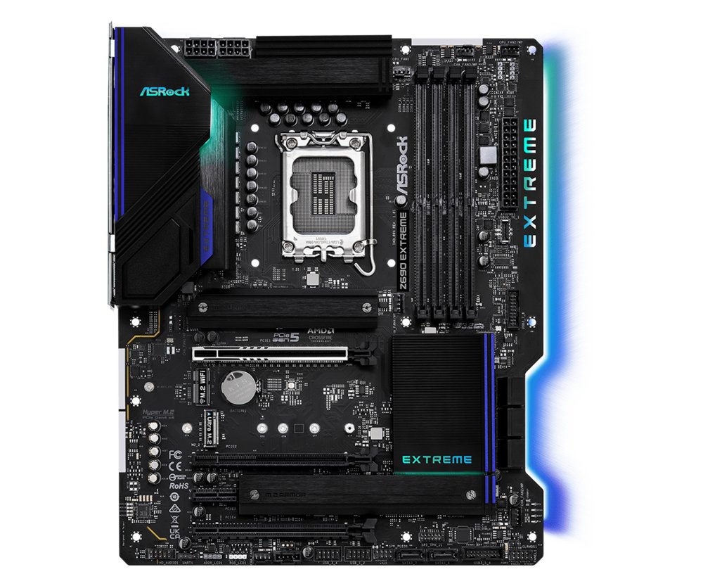 Asrock Z690 Extreme | Socket LGA 1700 | Z690 | 4xDDR4 | ATX | Moederbord 3 Asrock Z690 Extreme | Socket LGA 1700 | Z690 | 4xDDR4 | ATX | Moederbord - Afbeelding 3