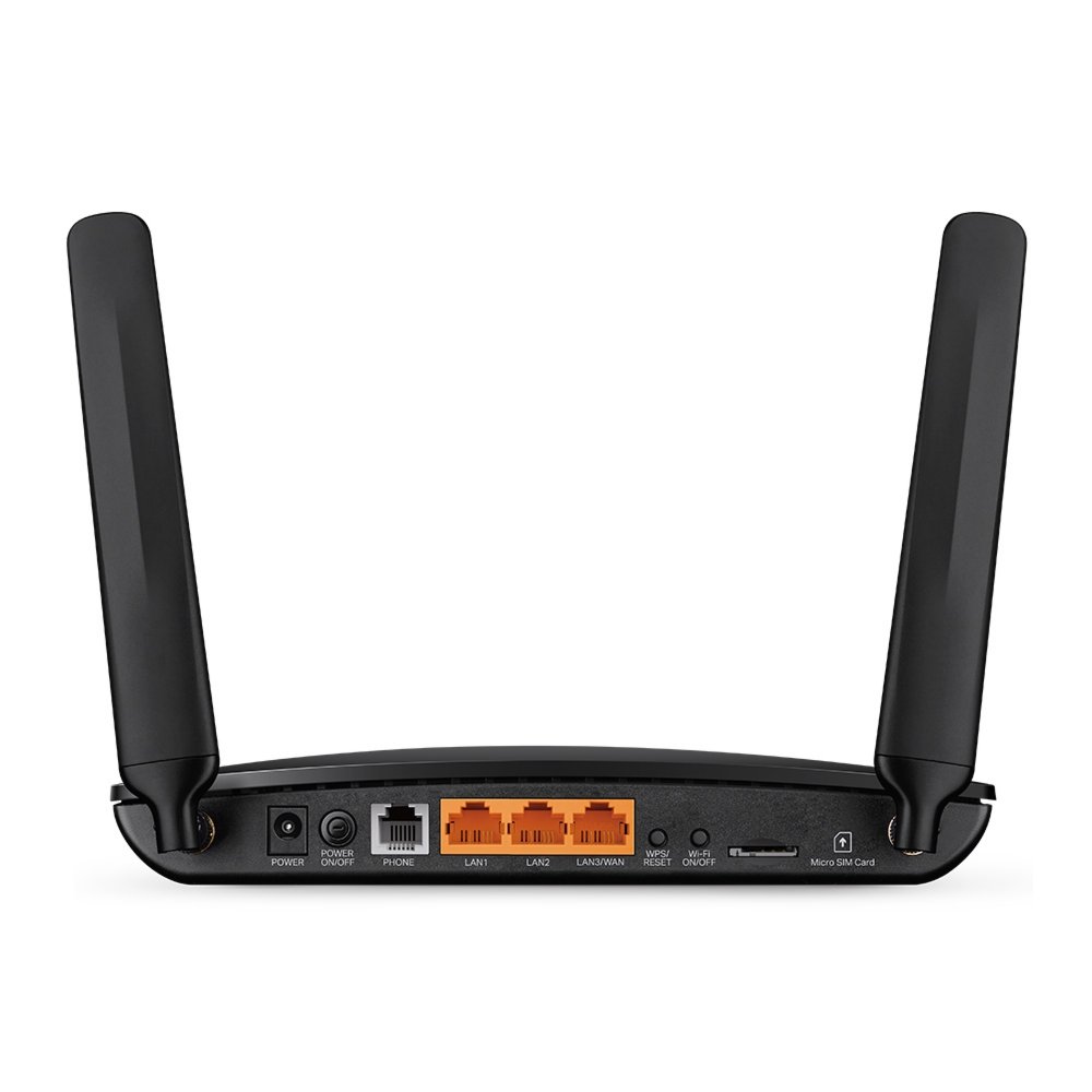 TP-Link TL-MR6500V | 4G LTE Router | WiFi 4 (802.11n) Single-band (2,4 GHz) | tot 300 Mbit/s | Zwart 3 TP-Link TL-MR6500V | 4G LTE Router | WiFi 4 (802.11n) Single-band (2,4 GHz) | tot 300 Mbit/s | Zwart - Afbeelding 3