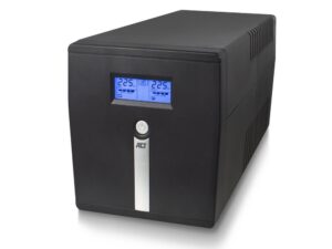 ACT Line-Interactive UPS AC2310 | 1000 VA Vermogen | 4 Uitgangen | Spanningstabilisatie met AVR | Beveiliging bij Netstoringen