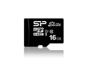 Silicon Power Elite | MicroSDHC | 16GB | Class 10 | UHS-I U1 | Tot 85MB/s | Inclusief SD-adapter | Zwart