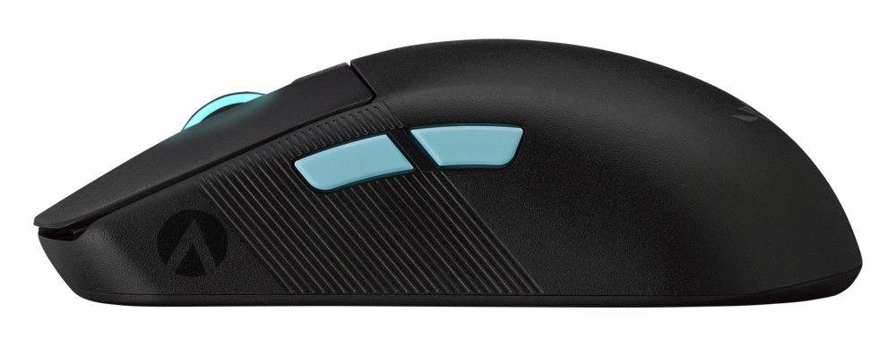 ASUS ROG Harpe Ace Aim Lab Edition | Draadloze Muis | Links- en Rechtshandig | RF + Bluetooth + USB-A | 36000 DPI | Zwart 3 ASUS ROG Harpe Ace Aim Lab Edition | Draadloze Muis | Links- en Rechtshandig | RF + Bluetooth + USB-A | 36000 DPI | Zwart - Afbeelding 3