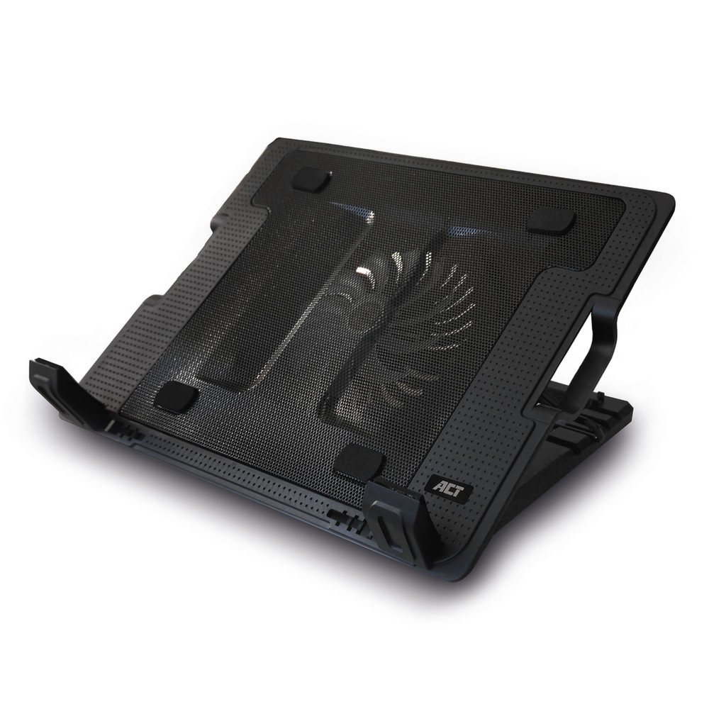 ACT AC8110 | Notebook Cooling Pad | 43,9 cm (17.3") | 1000 RPM | Zwart 1 ACT AC8110 | Notebook Cooling Pad | 43