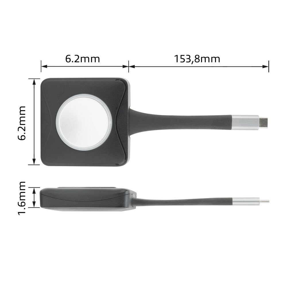 ACT Aero 4K Presentator Knop (AC7961) | USB-C | 4K | Draadloos | Tot 20m | Plug and Play 3 ACT Aero 4K Presentator Knop (AC7961) | USB-C | 4K | Draadloos | Tot 20m | Plug and Play - Afbeelding 3