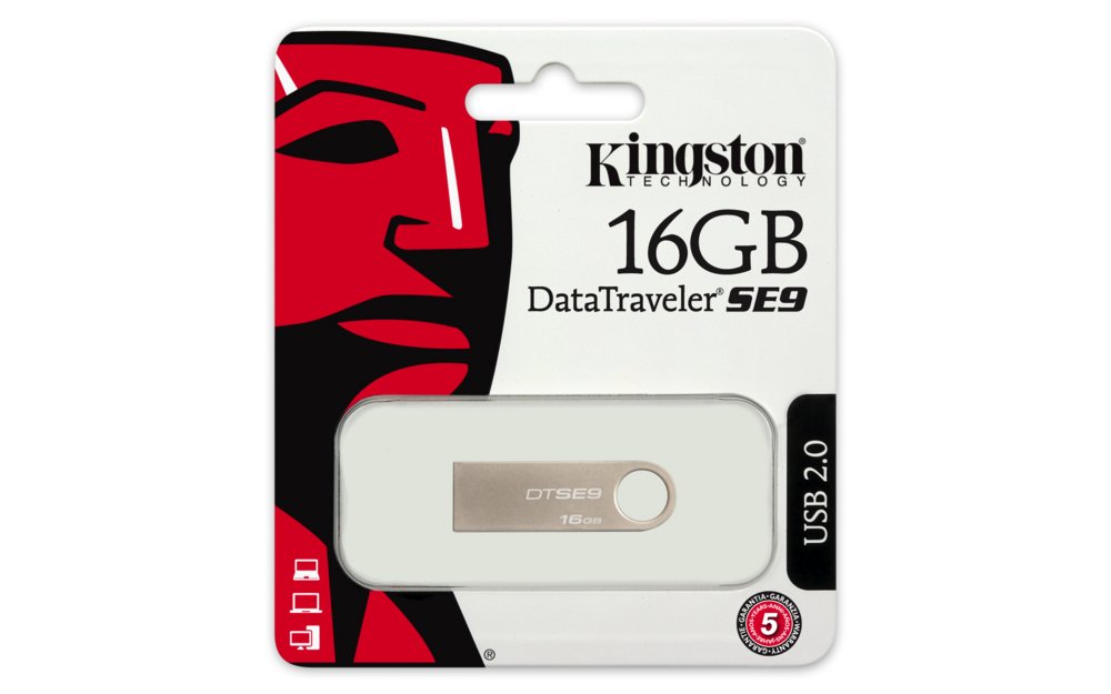 Kingston DataTraveler SE9 | 16GB USB flash drive | USB Type A 2.0 | Zilver 4 Kingston DataTraveler SE9 | 16GB USB flash drive | USB Type A 2.0 | Zilver - Afbeelding 4