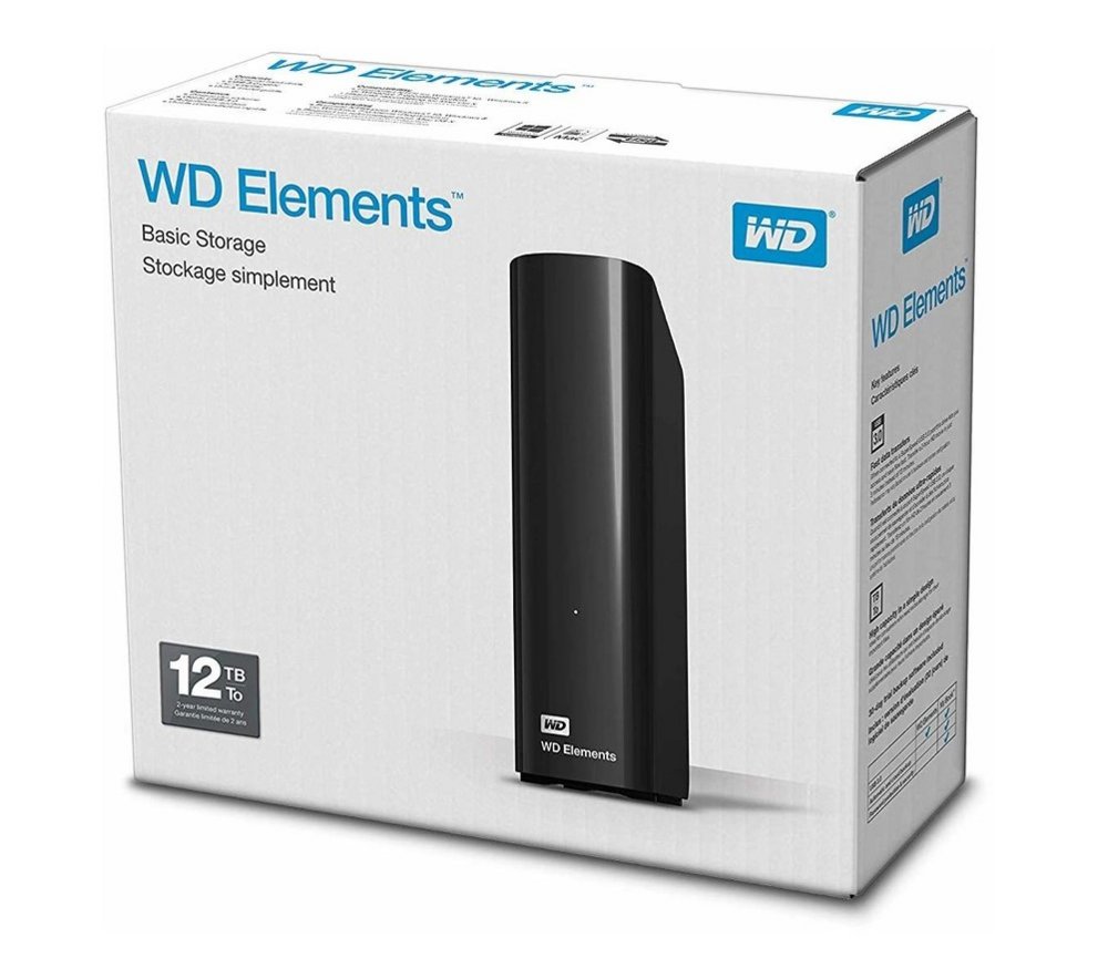 Western Digital Elements Desktop | Externe Harde Schijf | 12TB | USB 3.0 | Zwart 3 Western Digital Elements Desktop | Externe Harde Schijf | 12TB | USB 3.0 | Zwart - Afbeelding 3