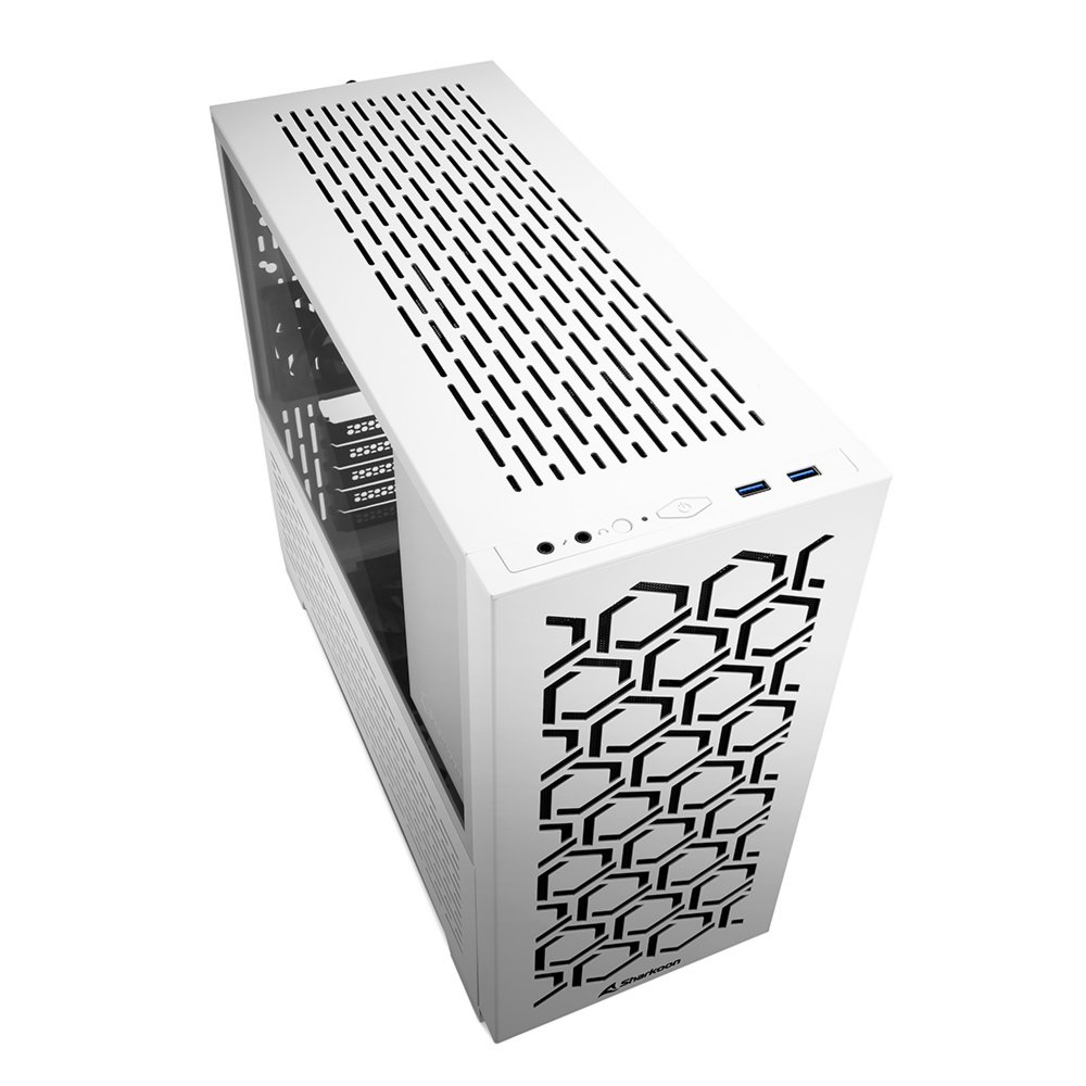 Sharkoon MS-Y1000 | Micro Tower Case | Wit 3 Sharkoon MS-Y1000 | Micro Tower Case | Wit - Afbeelding 3