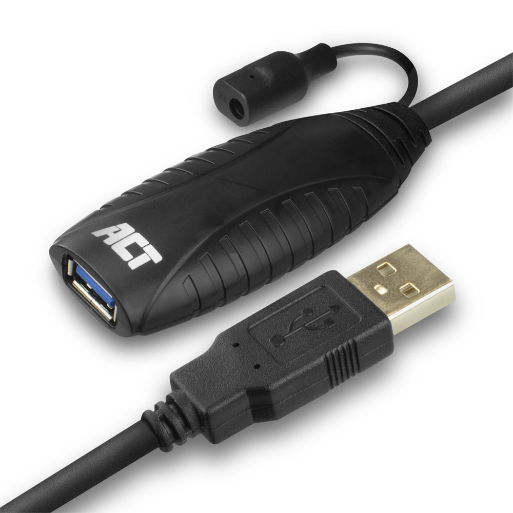 ACT AC6110 | USB 2.0 Booster | 10m | Zwart 7 ACT AC6110 | USB 2.0 Booster | 10m | Zwart - Afbeelding 7