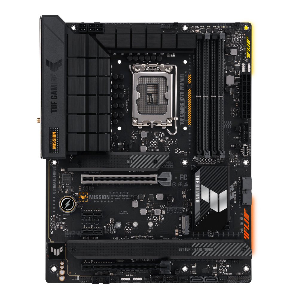 ASUS TUF GAMING H770-PRO WIFI | Socket LGA 1700 | Intel H770 | 4xDDR5 | ATX | Moederbord 2 ASUS TUF GAMING H770-PRO WIFI | Socket LGA 1700 | Intel H770 | 4xDDR5 | ATX | Moederbord - Afbeelding 2