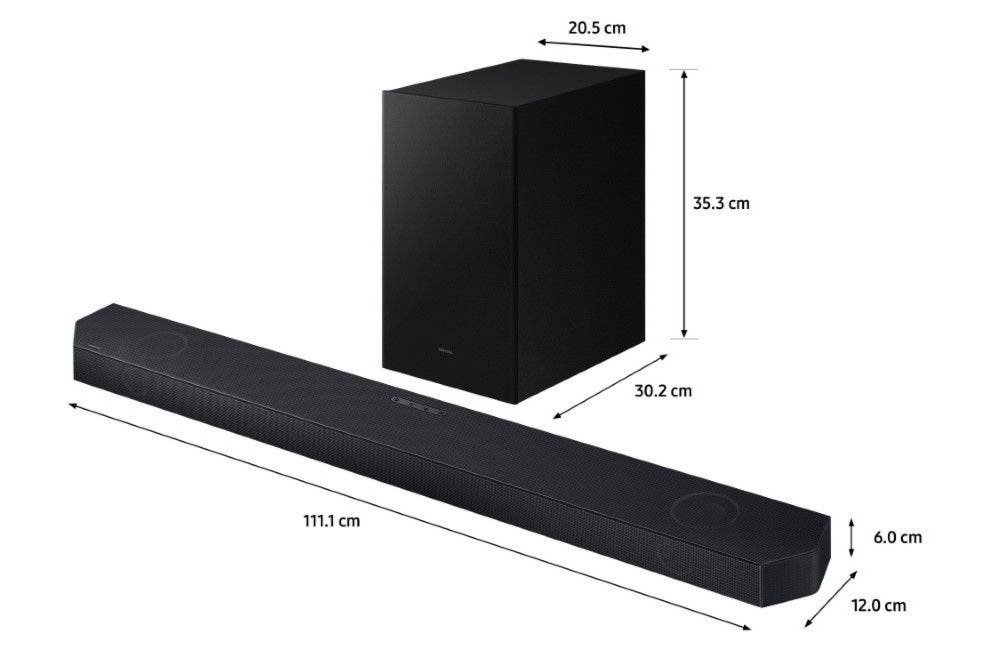 Samsung HW-Q700D (2024) | Q-Series Soundbar | 3.1.2 Kanalen | Dolby Atmos | DTS:X | Q-Symphony | Zwart 2 Samsung HW-Q700D (2024) | Q-Series Soundbar | 3.1.2 Kanalen | Dolby Atmos | DTS:X | Q-Symphony | Zwart - Afbeelding 2