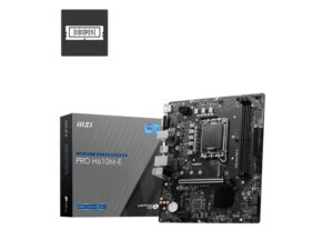 MSI PRO H610M-E | Socket LGA 1700 | Intel H610 | 2xDDR5 | Micro-ATX | Moederbord
