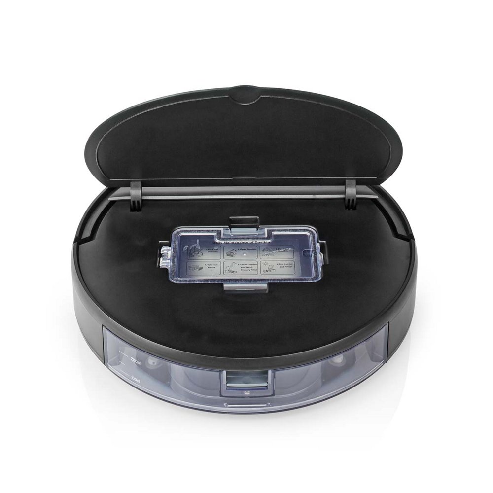 Nedis WIFIVCR001CBK | Robotstofzuiger 0,2 Liter | Zakloos | Zwart 2 2 Liter | Zakloos | Zwart