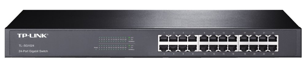 TP-Link TL-SG1024 | Unmanaged Switch | 24 Poorten | Gigabit Ethernet (10/100/1000 Mbps) | Rackmount 1 TP-Link TL-SG1024 | Unmanaged Switch | 24 Poorten | Gigabit Ethernet (10/100/1000 Mbps) | Rackmount