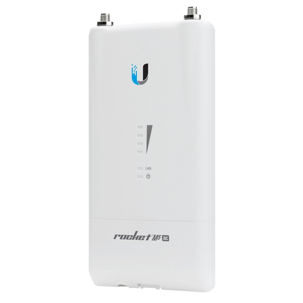 Ubiquiti Rocket 5AC Lite | WiFi 5 Base Station | 500 Mbit/s | Passief PoE (injector meegeleverd) | Inclusief Mastmontagebeugel | RENEWED 1 Ubiquiti Rocket 5AC Lite | WiFi 5 PtP Bridge | 5 GHz | 450 Mbit/s | PoE | Wit